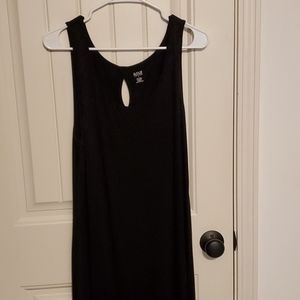Black maxi dress